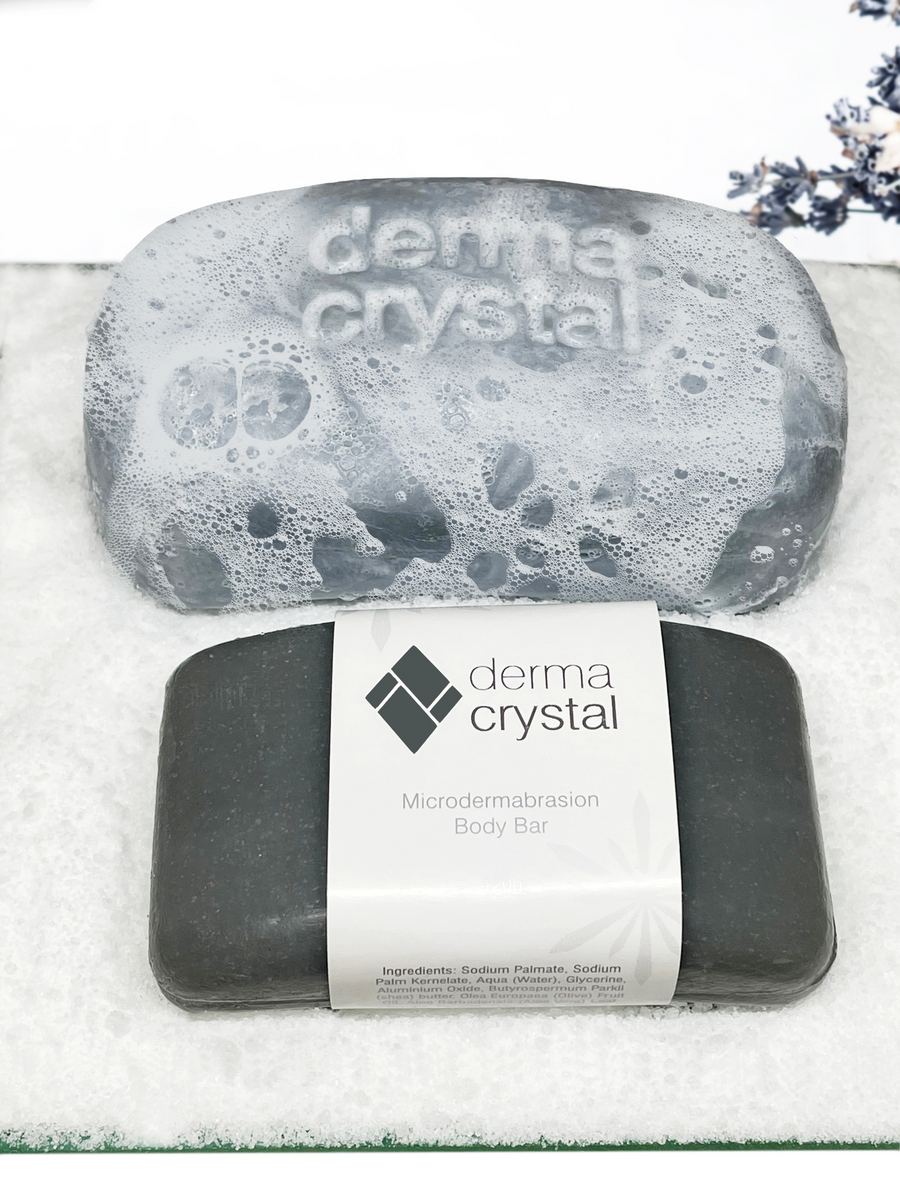 Derma Crystal Microdermabrasion Exfoliating Soap Bar - Indulgence Spa Products
